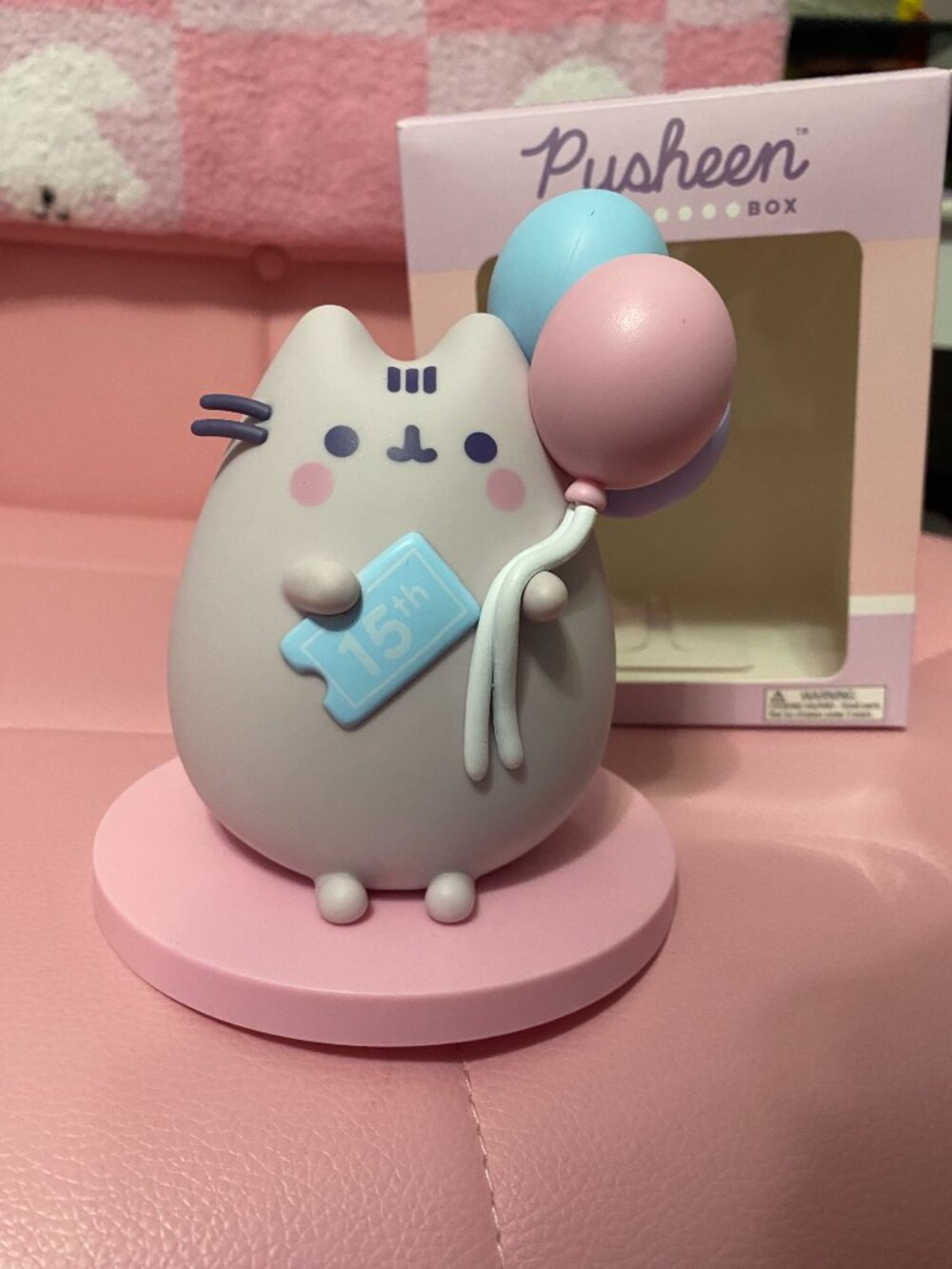 Pusheen Box 15th Anniversary balloons vinyl figure Spring 2025